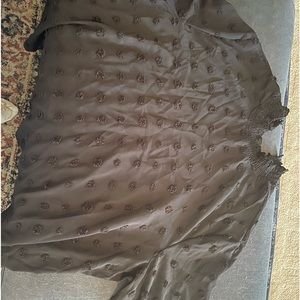 Shein long sleeve black top